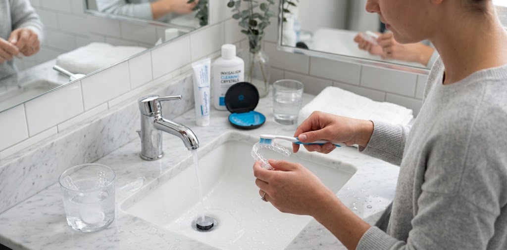 Cómo Limpiar tus Férulas de Invisalign