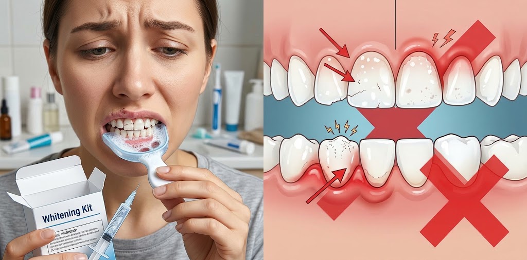 ¿Por qué no es recomendable hacerse blanqueamientos dentales caseros?